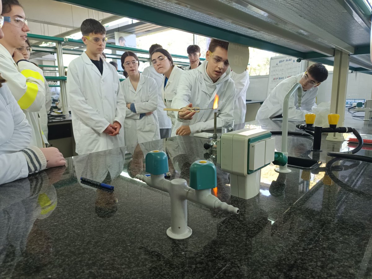 Ins_IAMF's tweet photo. 🔬🧪 Sortida científica amb 4t d’ESO
L’alumnat de Física i Química ha participat al Teens’ Lab a la Facultat de Química de la @universitatURV, amb experiments i visita a @BASF.
Ciència en primera persona! 👩🔬👨🔬
#TeensLab #4tESO #STEM #URV #BASF #AprendreFent https://t.co/MIA9DRkecU
