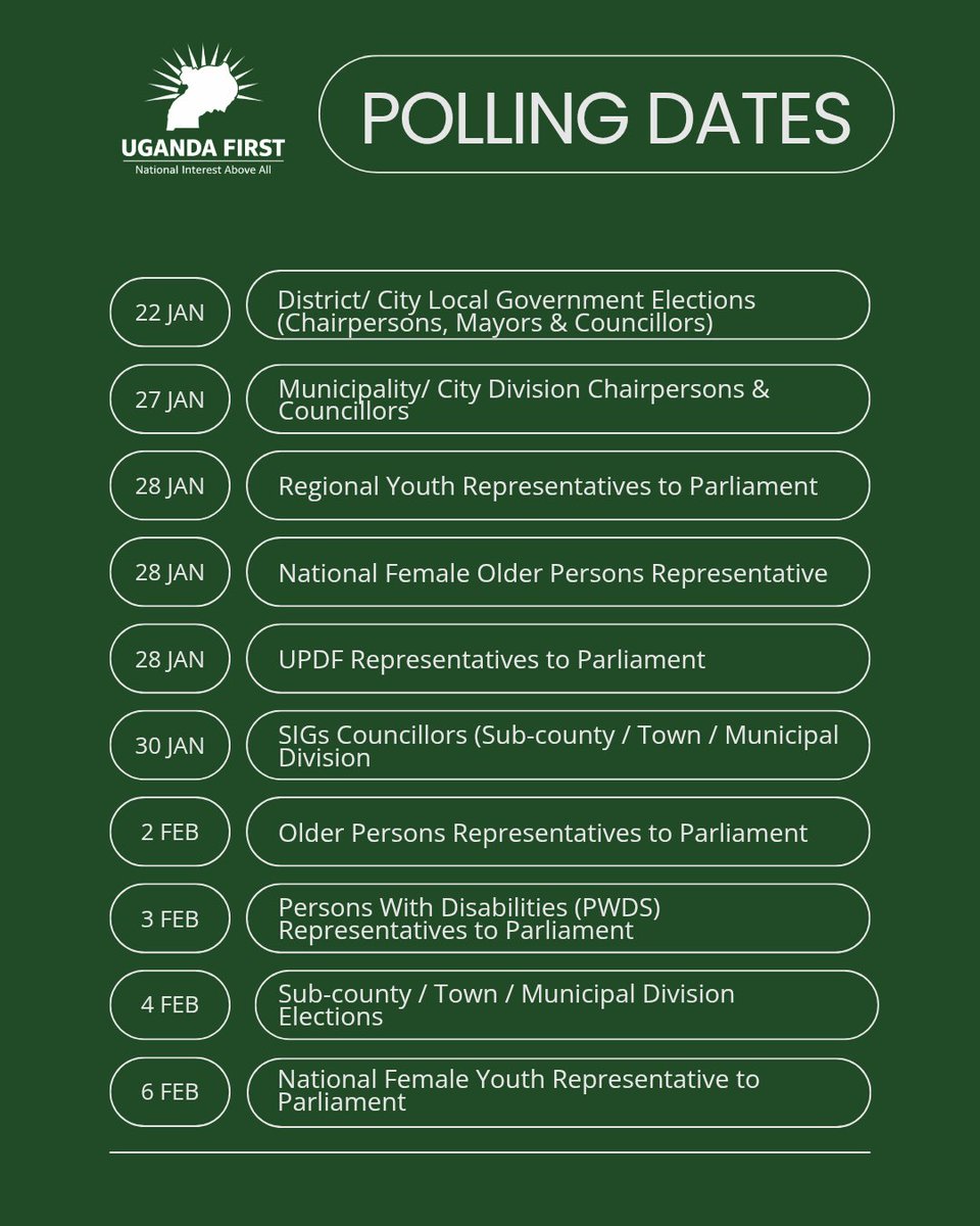 UGFirstMovement's tweet image. #UgandaFirst believes in putting the country above parties or individuals. As polling dates approach, we urge every citizen to stay informed, think critically, and vote for leaders who serve the national interest. Your vote is a step toward a stronger, united Uganda. 🇺🇬