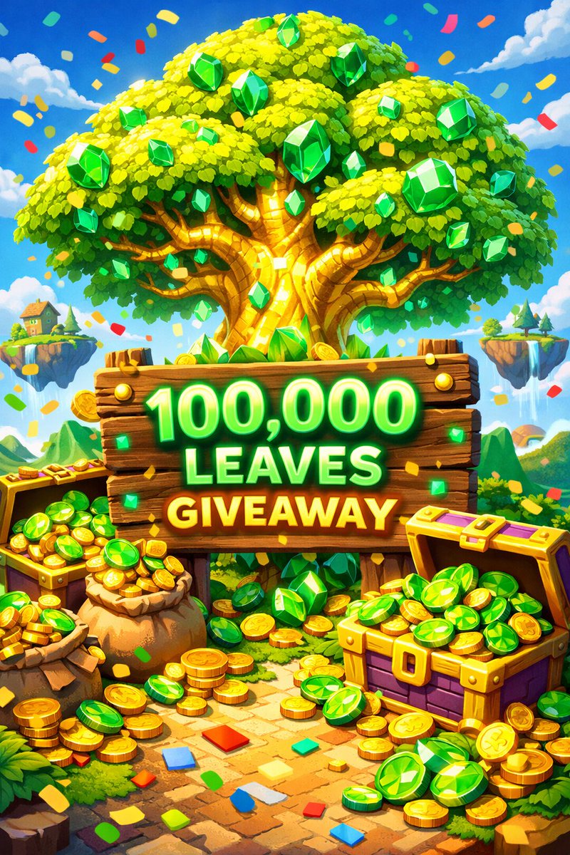 Tree_miner's tweet image. Who wants a massive bag of 100,000 LEAVES? 🍃💰

I’m feeling generous today (or maybe a little crazy 🤪). Let's maximize those bags!

HOW TO WIN:
1️⃣ Like &amp;amp; RT (Spread the abundance! 🔄) 
2️⃣ Tag 3 friends who need to get rich. 🤝 
3️⃣ CRITICAL: Connect your wallet at…