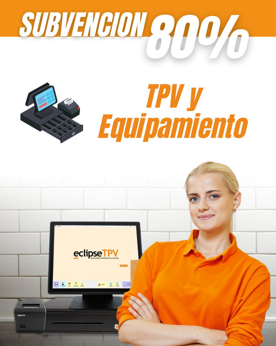eclipseGestion's tweet photo. 📢 SUBVENCIONES COMERCIO GALICIA 2026
✅ Hasta el 80% subvencionado
✅ Para web, tienda online, software de gestión, TPV, marketing digital y más
👉 https://t.co/lvfJxtHc11

#SubvencionesGalicia #ComercioGallego #Ayudas2026 #Digitalización #eclipse #PymesGalicia #ERP #TPV https://t.co/2xWER5nklM
