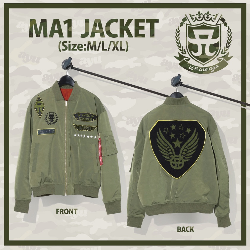 MA1ジャケッ販売★
数量限定販売

avex.jp/ayu/goods/deta…

1/22(木)16:00からTeam ayuオフィシャルショップ
1/23(金)16:00から ⇒ mu-moショップで発売されます★