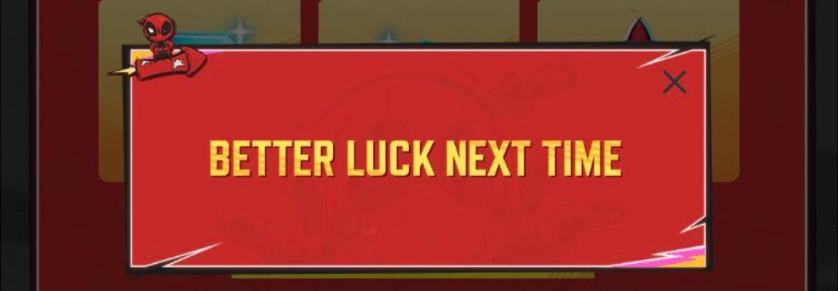 koderiz's tweet image. I'm wondering if the Marvel Rivals TikTok event is glitched or rigged. 

The spin landed on the battle pass and it said better luck next time; is it a joke?

#MarvelRivals  #Marvel_rivals