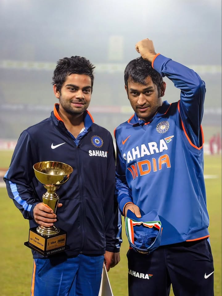 Old pic 🙂
#Mahi 
#msdhoni𓃵 
#king
#ViratKohli 
#奇跡のきのたけフルーリー 
#BamBam 
#LVMenFW26 
#SGCホール有明