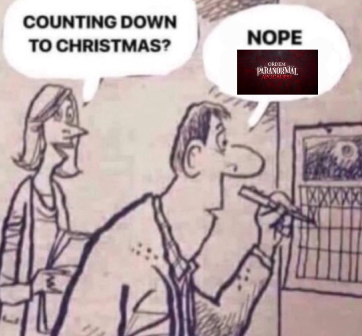 blodjul's tweet image. contando os dias para ver ordem paranormal apocalipse