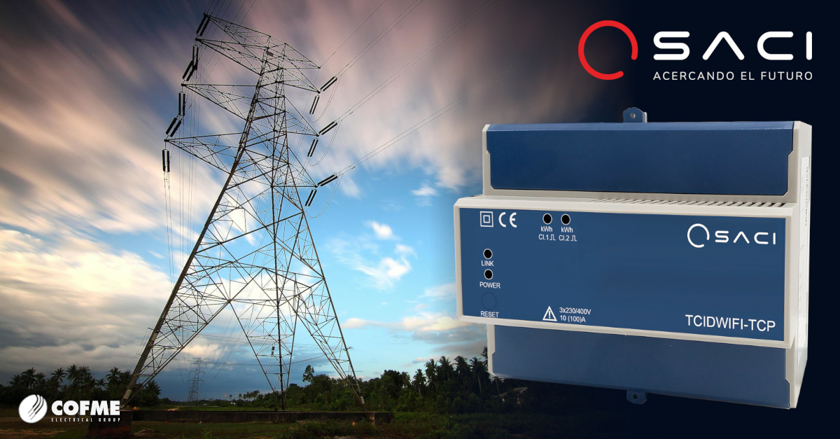 #SACI, #COFME's specialist in measurement, control, and energy efficiency, offers a complete monitoring and control solution with the new TCIDWIFI-TCP smart three-phase meter.
More info: bit.ly/45kg1bD