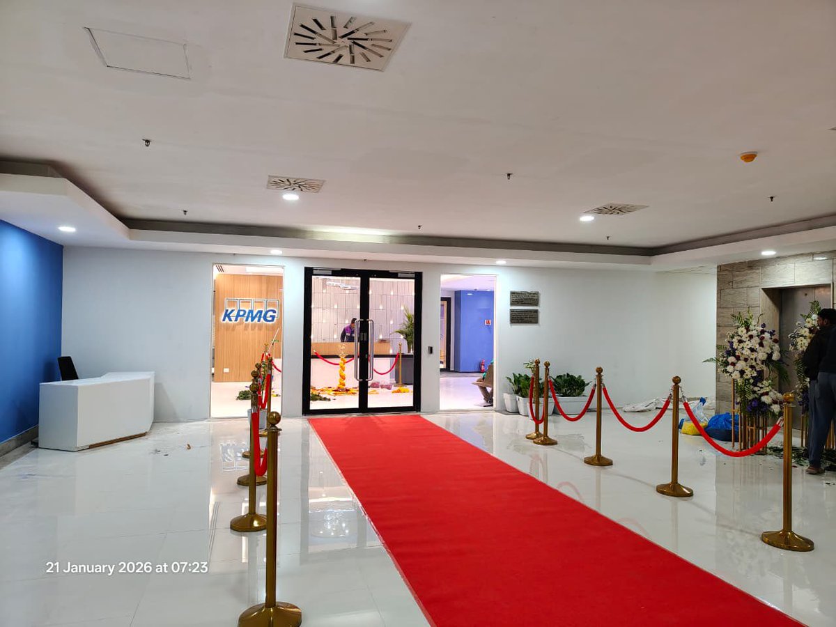 bengalwithrohit's tweet image. KPMG expands in #Kolkata with a new office space of 48,000 sqft approximately at Godrej Waterside Building of Salt Lake Sector V, Kolkata. 

Congratulations ANAROCK for facilitating this transaction in the City. 

#kpmg #newoffice #kolkata #newjobs #kolkatagrowing #westbengal