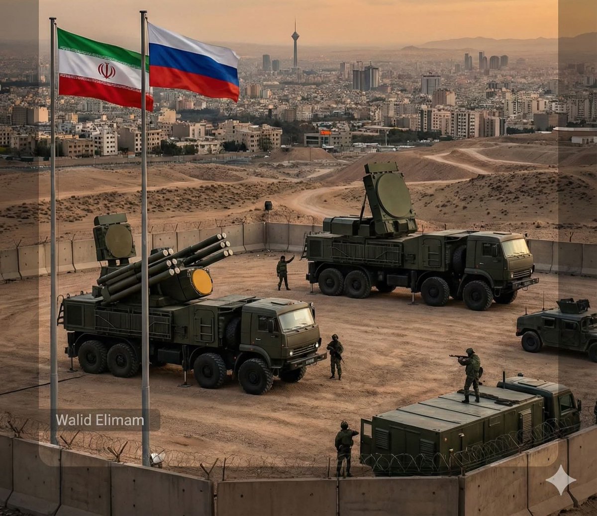 رسميا  
 روسيا تنشر دفاعات جوية متطورة
حول العاصمة الايرانية طهران.