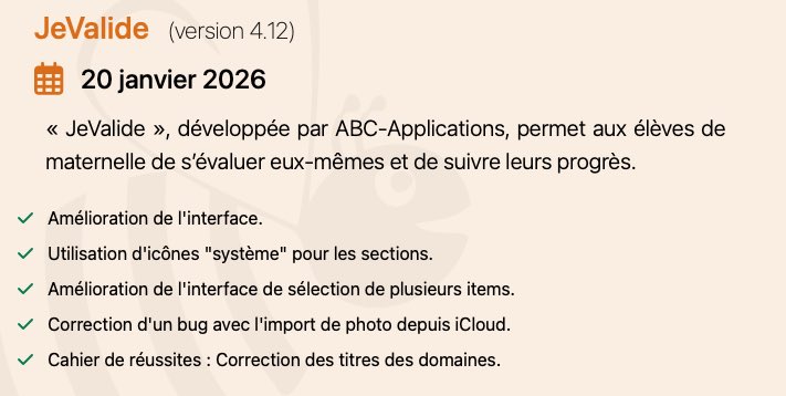 JeValide 4.12 est disponible : apps.apple.com/fr/app/jevalid…