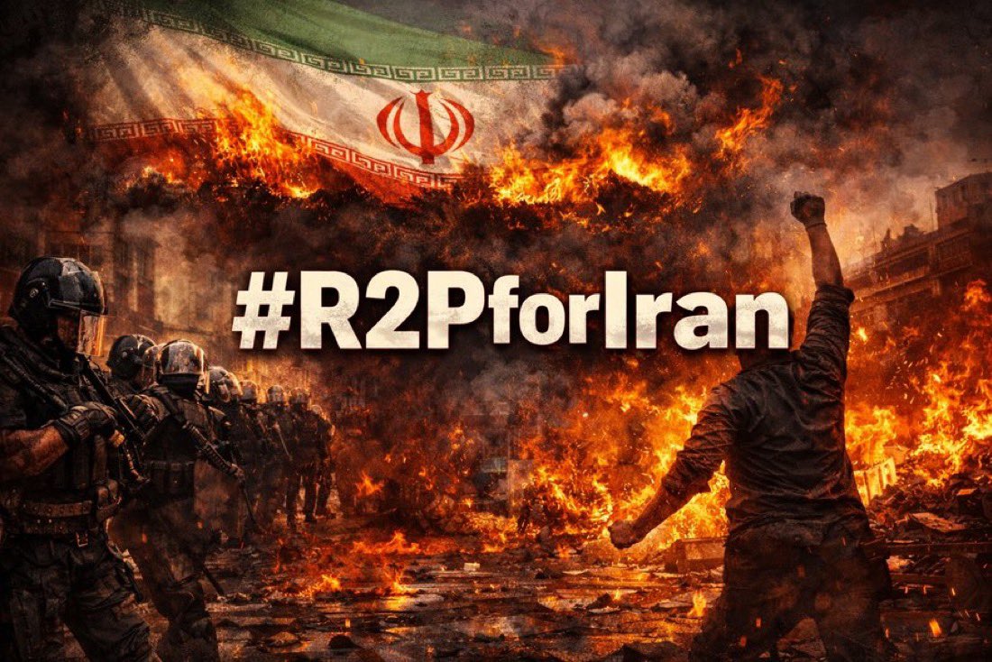 golbinrad's tweet image. The world said “never again” after past genocides.
R2P exists for moments like this.
Ignoring Iran today means accepting mass violence tomorrow.
#IranMassacre #DigitalBlackout #R2PforIran
#IranRevolution2026