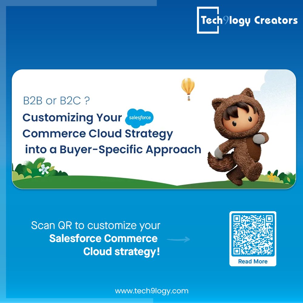 t9lcreators's tweet photo. B2B or B2C? One size doesn’t fit all.✨ 
Learn how a buyer-specific Salesforce Commerce Cloud strategy can deliver better experiences &amp; higher conversions.🚀💡
👉Read here: https://t.co/djwmttojqK
#Tech9logyCreators #Salesforce #CommerceCloud #CRM #SalesforceBlog #B2B #B2C https://t.co/HovHYBJTBv