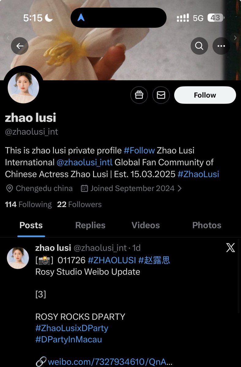 Zhao Lusi International tweet media