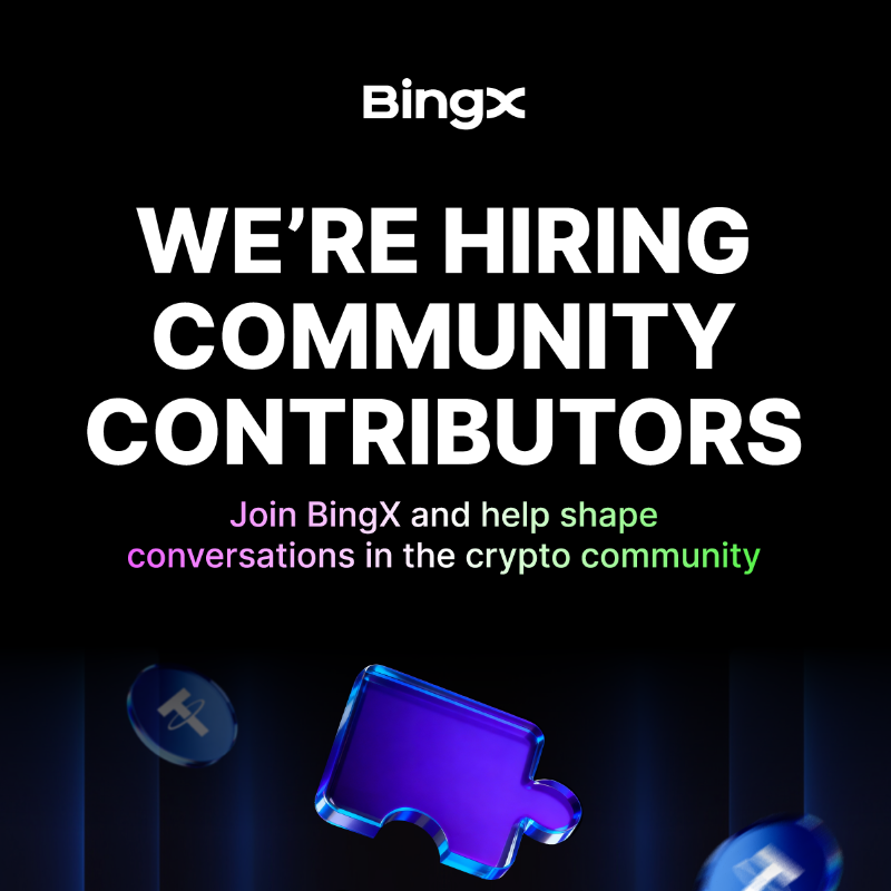 BingXOfficial's tweet photo. Join our team as a Part-Time Community Contributor! 🌟

Love crypto. Live on social.

If you enjoy engaging communities and creating content, this is for you.

English required. Extra languages = bonus points.

Apply now 👇