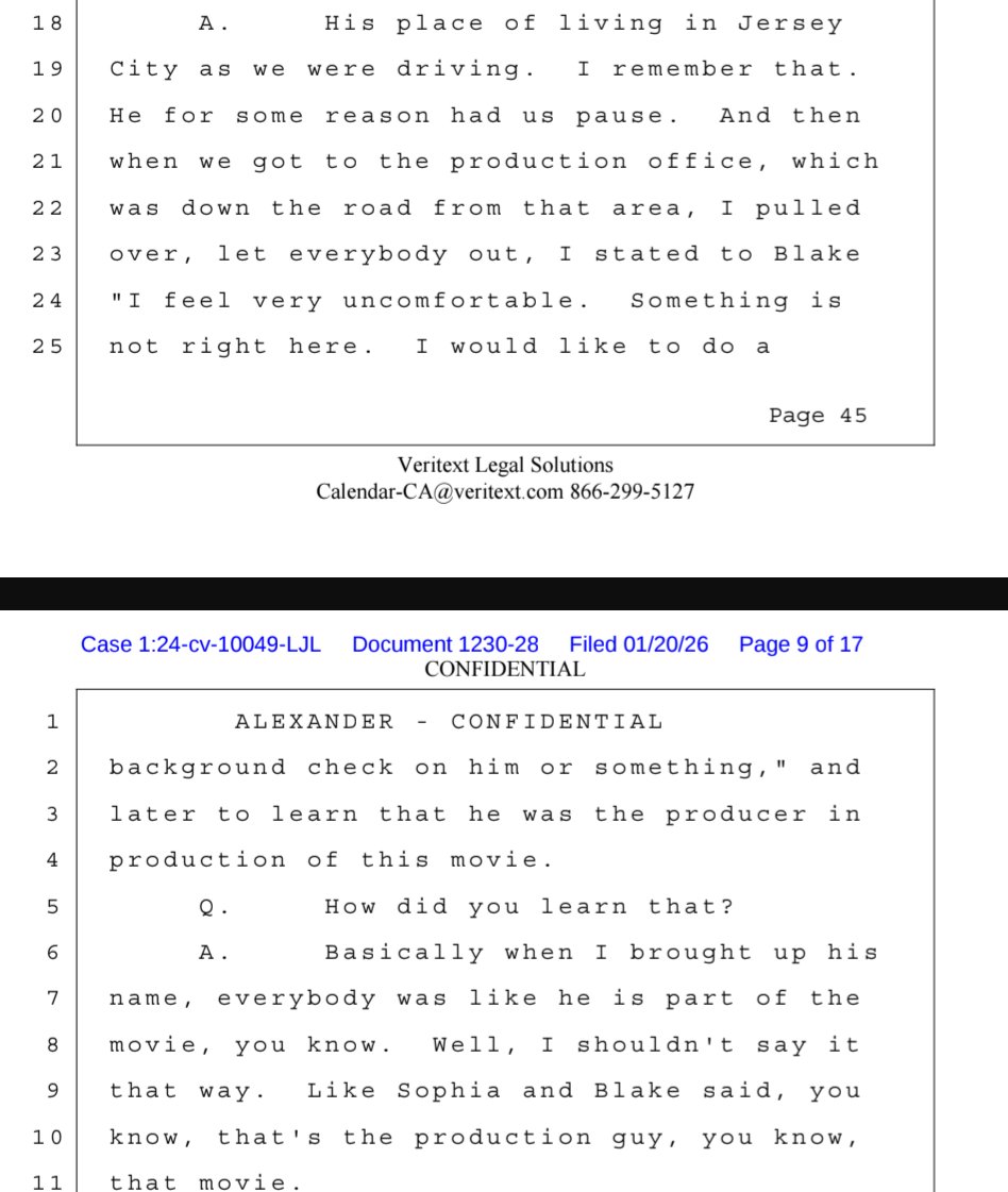 Expatriarch_uk's tweet photo. Justin Baldoni admitting in front of witnesses he forced himself on women. 

The driver was so creeped out he wanted to do a background check on Baldoni. https://t.co/T3PjQQfR53