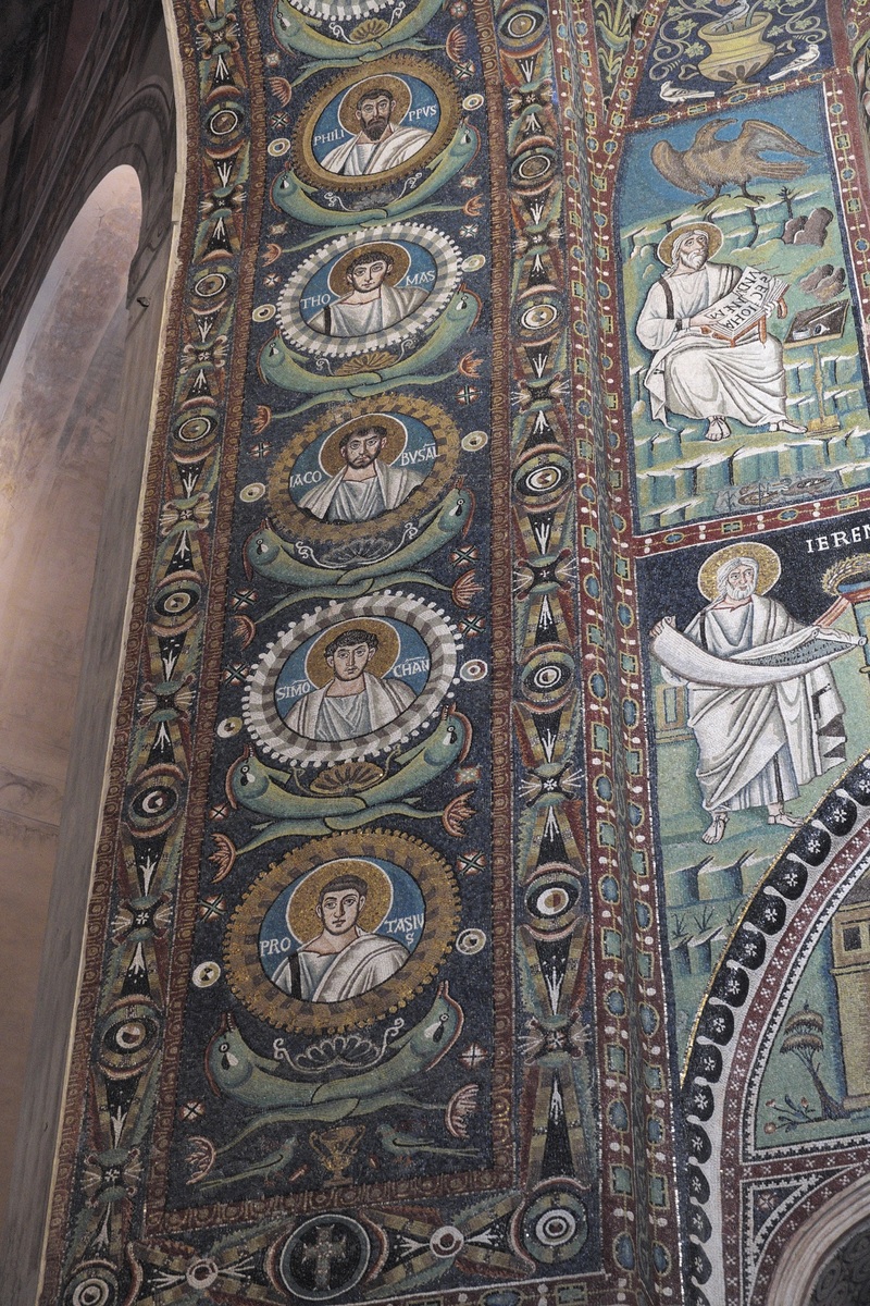 Mosaics of the Evangelists wikiart.org/en/byzantine-m…