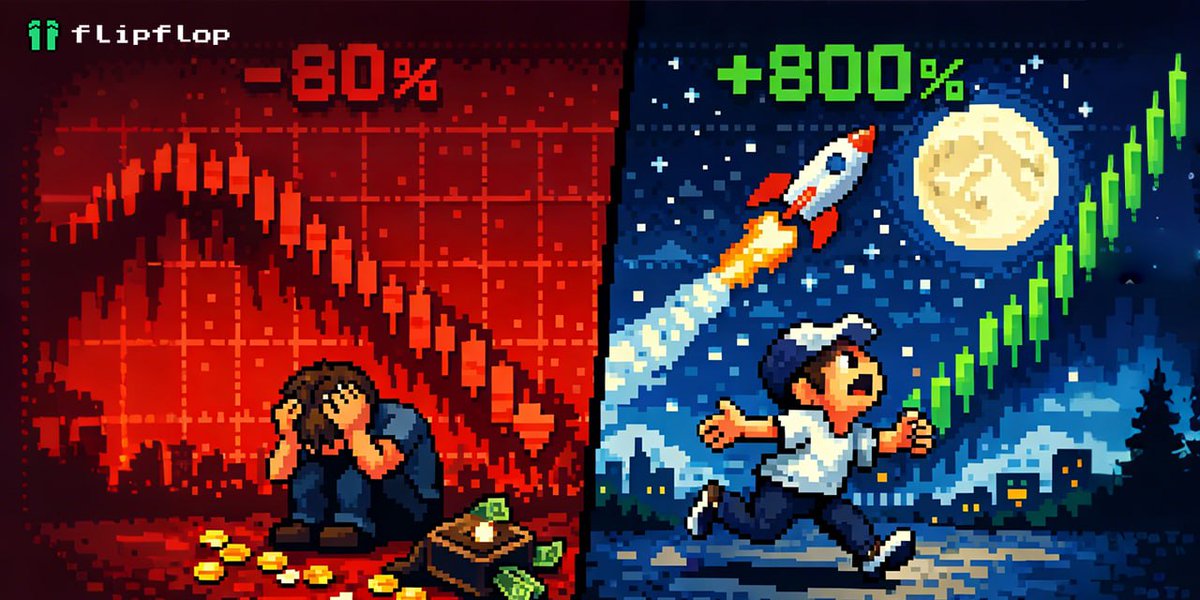 flipfloplaunch's tweet image. What’s more painful?
Be honest 👇

🟥 Watching your coin go -80%
🟦 Watching it go +800% without you

#Web3Launch #web3 #cryptocurrency #Blockchain