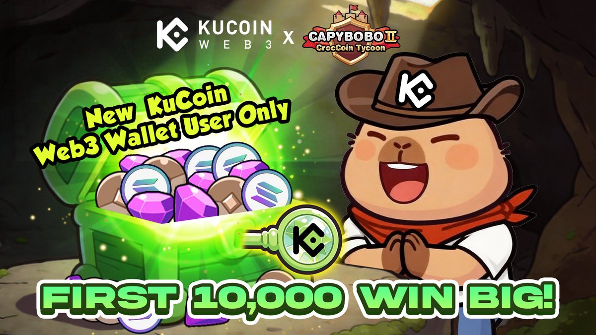 🔥 <a href="/Capybobo_io/">Capybobo</a> x <a href="/KuCoin_Web3/">KuCoin Web3 Wallet</a>: $73,000 Up for Grabs

Hey PYBOBOs, KuCoin Web3 is bringing extra rewards for Capybobo 2 Wipe Test!

Tomorrow, Jan 22, 10:00 UTC — Get your KuCoin Web3 Wallet ready:

KuCoin Web3 new users only
First 10,000 users share the prize pool

 More details