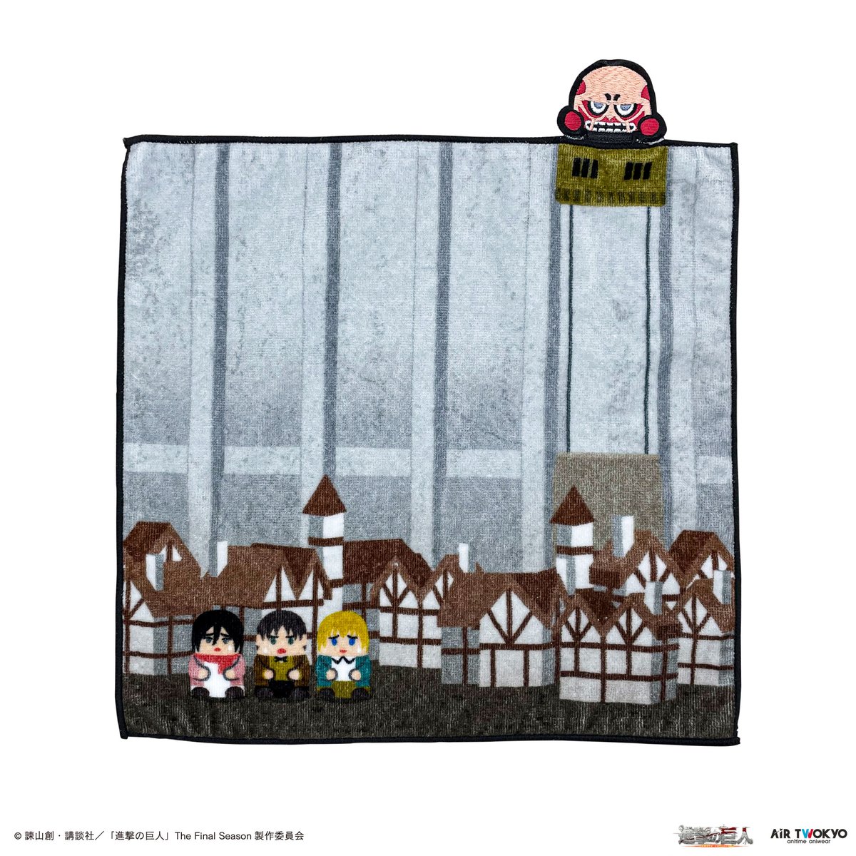 TVアニメ『#進撃の巨人』 ハンドタオル入荷のおしらせ🪇 ＼ ECサイトに
