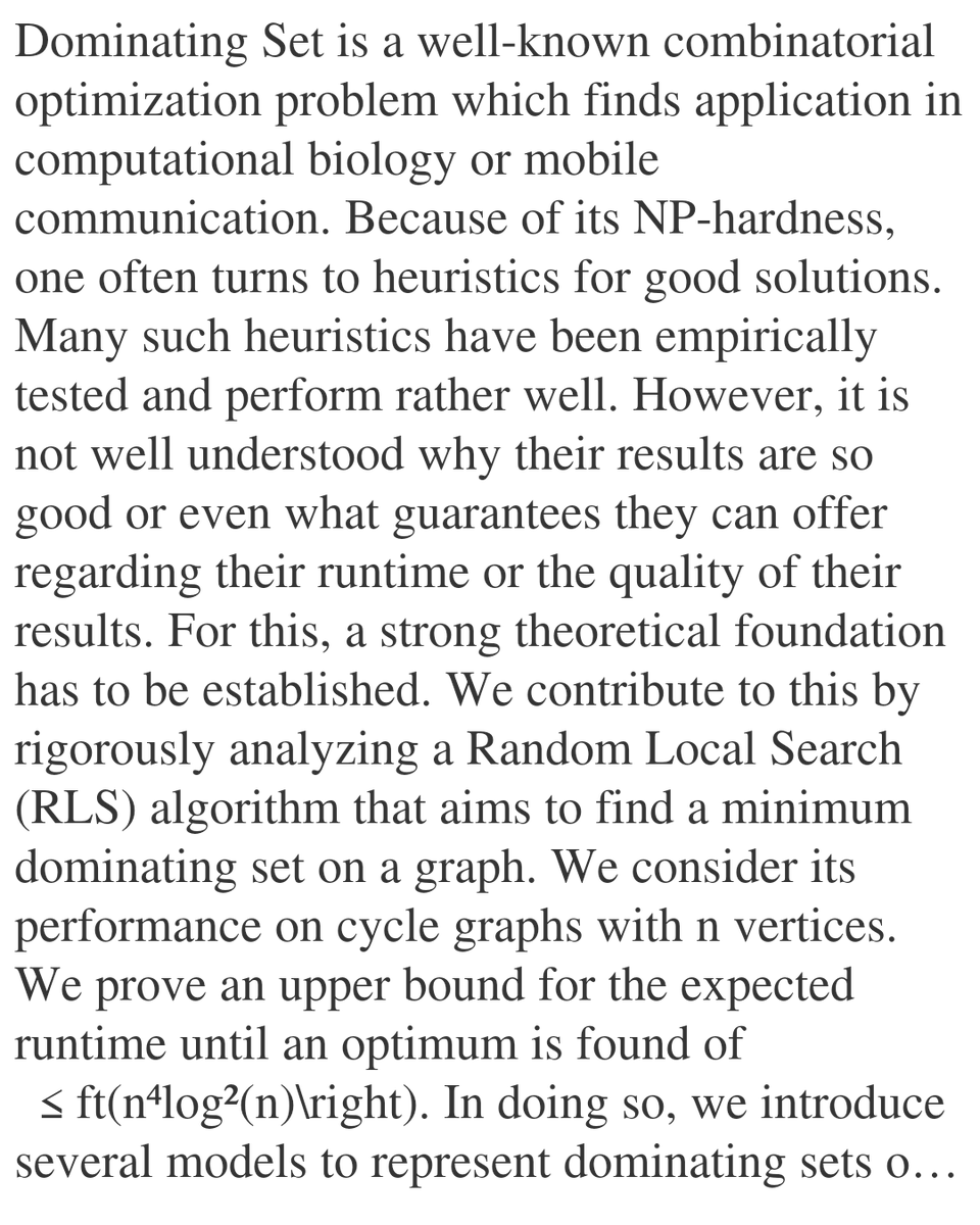 Analysis of a Random Local Search Algorithm for Dominating Set

Hendrik Higl
arxiv.org/abs/2601.11841 [𝚌𝚜.𝙳𝚂 𝚖𝚊𝚝𝚑.𝙲𝙾 𝚖𝚊𝚝𝚑.𝙿𝚁]