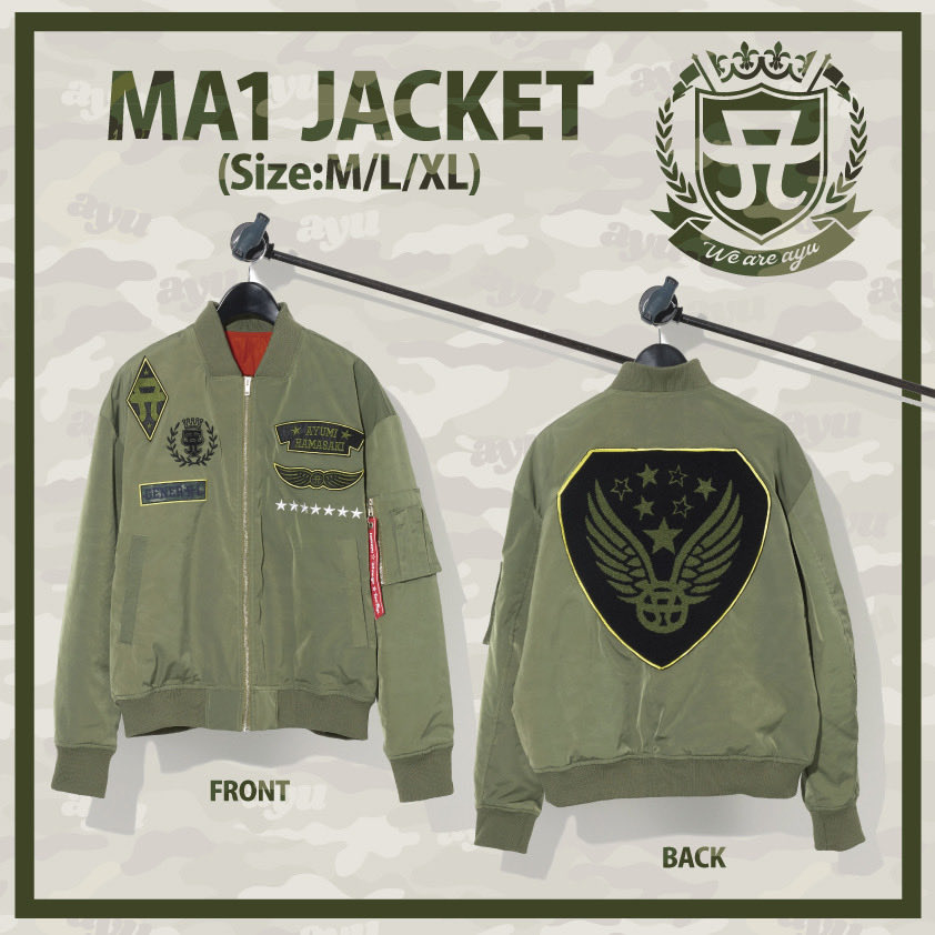 💚🖤「MA1ジャケット」販売決定！！💚🖤
￣￣￣￣￣￣￣￣￣￣￣￣￣￣￣￣￣￣￣￣￣￣￣￣￣￣￣￣￣￣￣￣￣
華々しく終えた先日のカウントダウンライブでは、
アンコールで登場するダンサー着用の「MA1ジャケット」に大注目！👀✨
遂に同モデルの販売が決定しました！🎊
