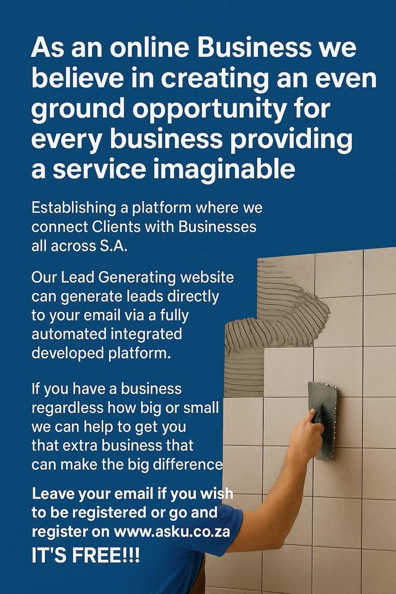 sheldon_cameron's tweet photo. AskU enables businesses to connect with qualified leads, increase visibility, and deliver measurable growth outcomes.
Register today at no cost: https://t.co/zEjIZEkeY0
#AskU #SupportLocal https://t.co/M36QafyB6J