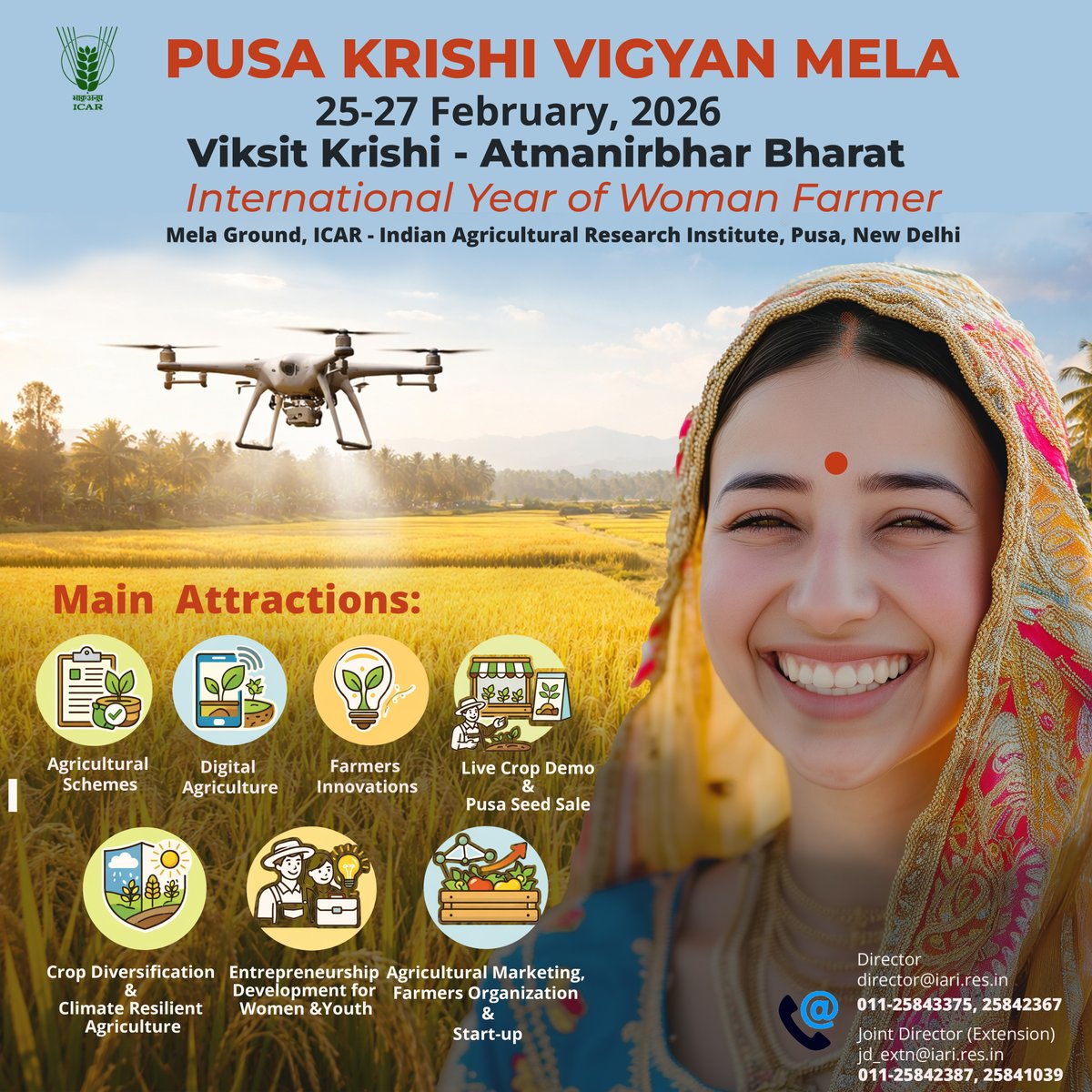Indian Council of Agricultural Research. tweet media