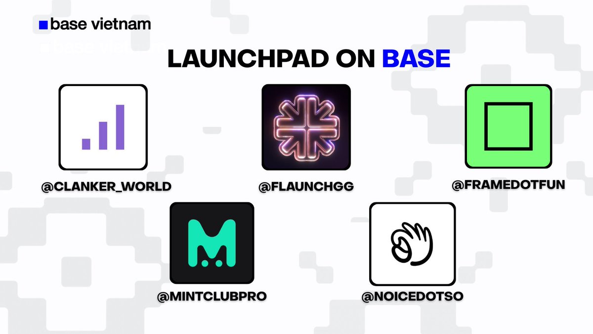 LAUNCHPAD ON BASE Consumer-first, social-native, gắn liền với sản phẩm Các  launchpad trên Base đang đi theo hướng rất khác so với launchpad truyền  thống. Thay vì whitelist phức tạp hay token