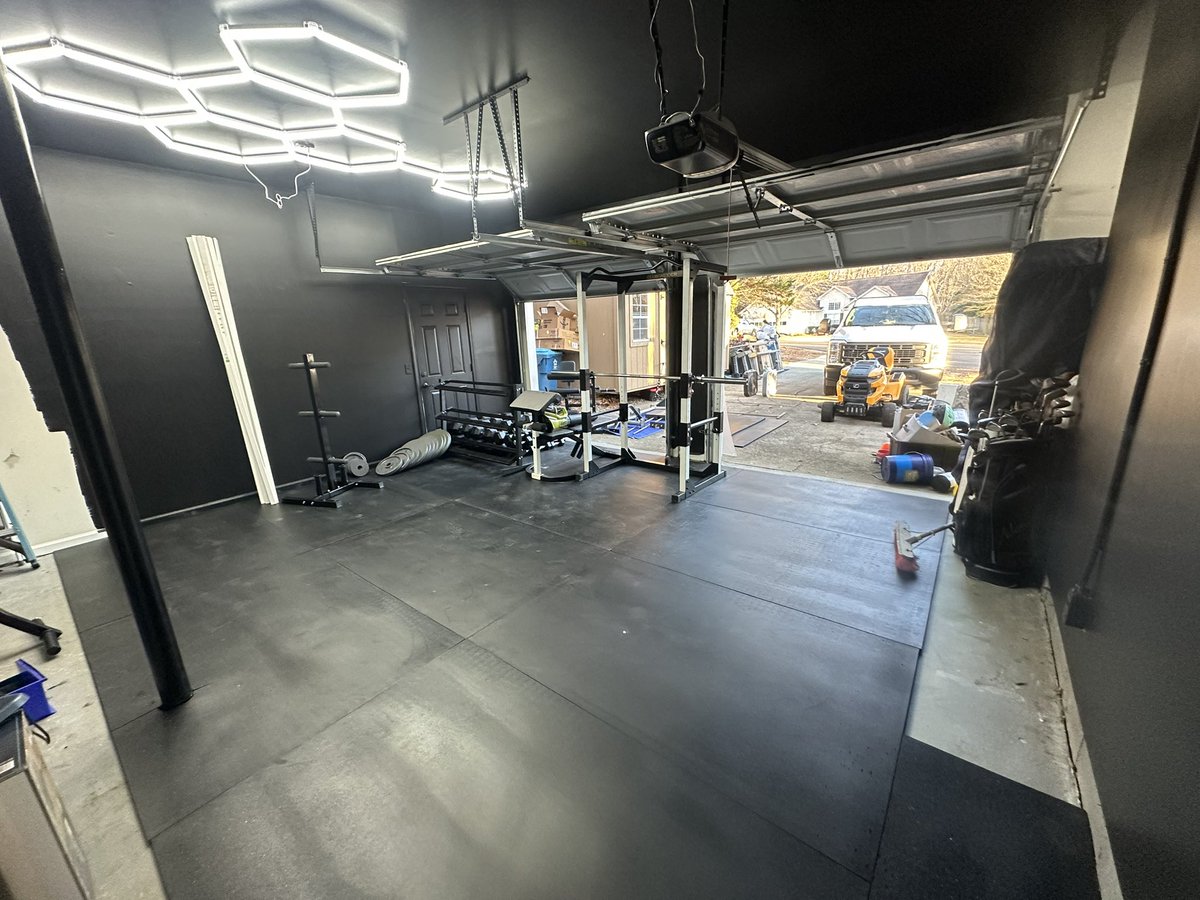 My gym is coming together.