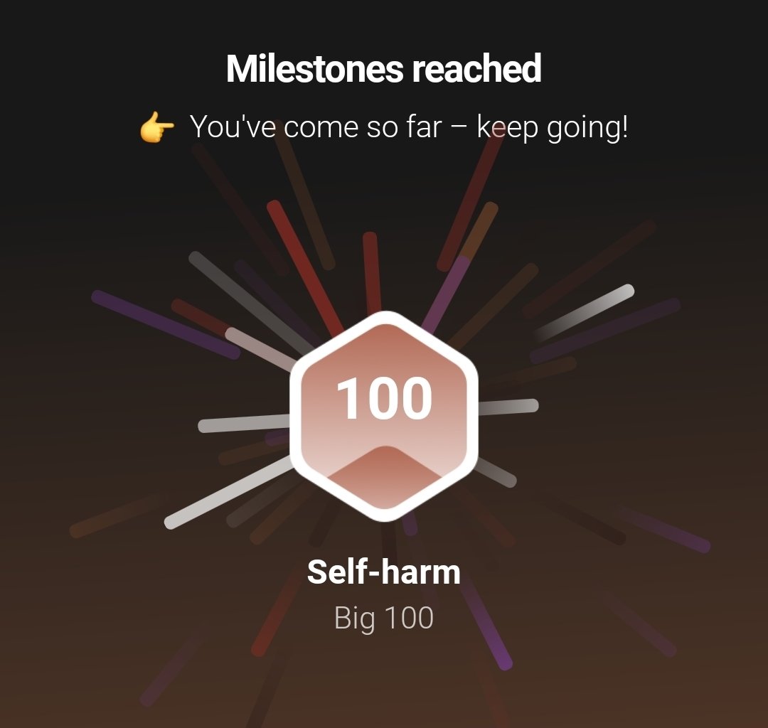 D0UBTY0U's tweet image. tw maybe idk but im 100 days clean if anyone #cares