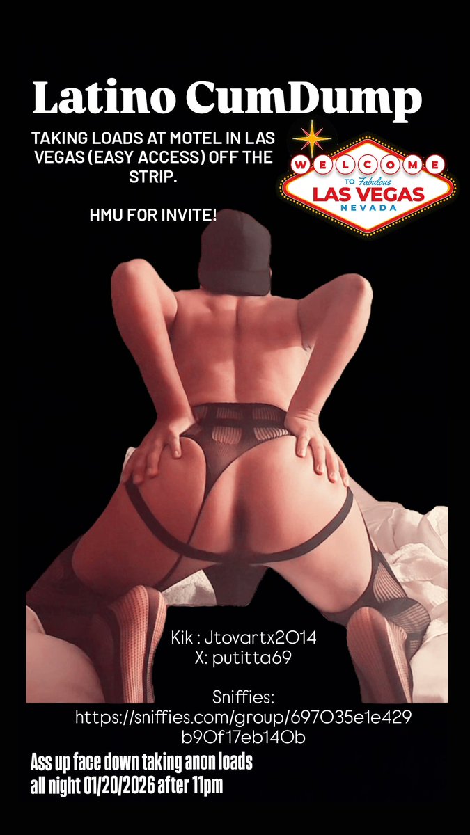 Putitta69's tweet photo. Taking loads tonight and tomorrow 
Hmu DM for room number or kik me.

#lasvegasgay #cumdump #vegascum #anonloads #cummyhole #gaylasvegas #vegasass #vegasporn #vegashorny #cumslut #vegasslut
@CumDumpClub @CumdumpHotels https://t.co/aOujvuef2B