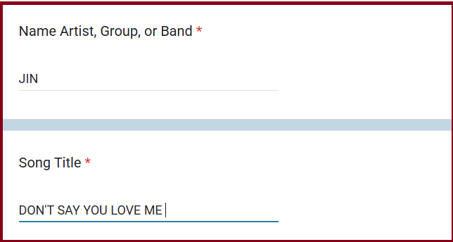 Supporting #JIN consistently 💜

Please help request “Don’t Say You Love Me” by Jin on 
<a href="/OKAsia_djPanic/">OK Asia 🎧 on WXOJ103.3FM VFR</a> 👉 goo.su/fhCiAyJ

Every small action matters.
