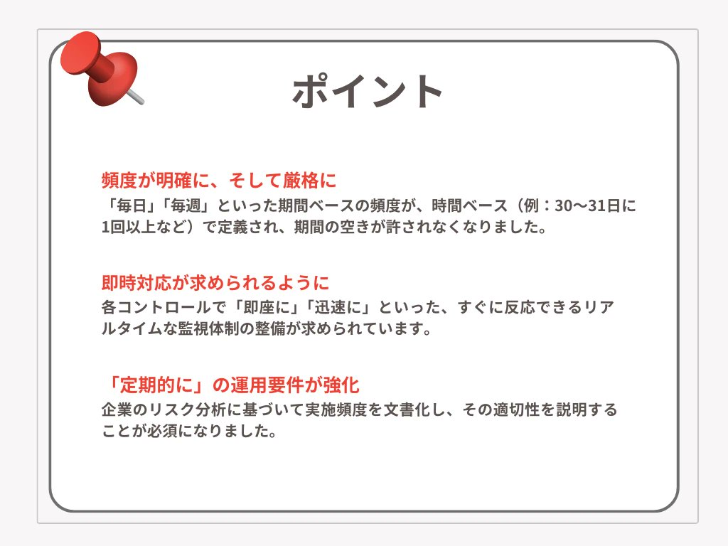 PCI DSS v4.0.1で問われるBAU運用の本質とは？  ------------------------------------------------------ □v4.0.1でBAUが厳しくなった理由  → 準拠を続けるためにBAUが強化 BAUは以前のバージョンでも触れられていましたが、v4.0.1ではその重要性がぐっと増しています ...