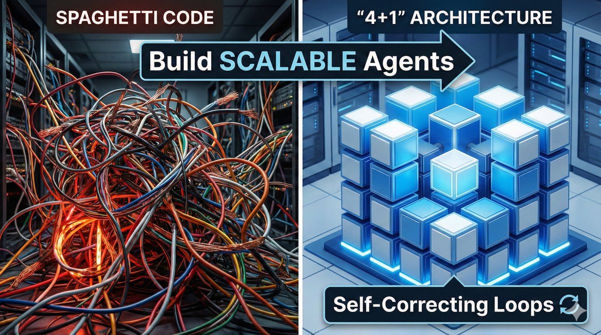 WinstoninCrypto's tweet photo. 🏗️ Architecting AI Agents: The "4+1" Design Patterns for Scalable Systems https://t.co/gGwe39zjDj via @YouTube https://t.co/4C0Byzn017
