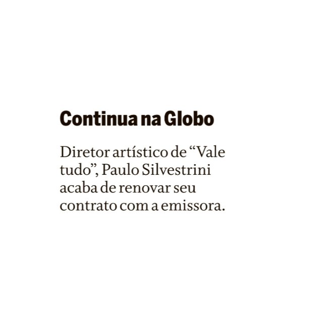 forumeplay's tweet image. Diretor artístico de Vale Tudo, Paulo Silvestrini renovou contrato com a TV Globo.

🗞 Coluna Play