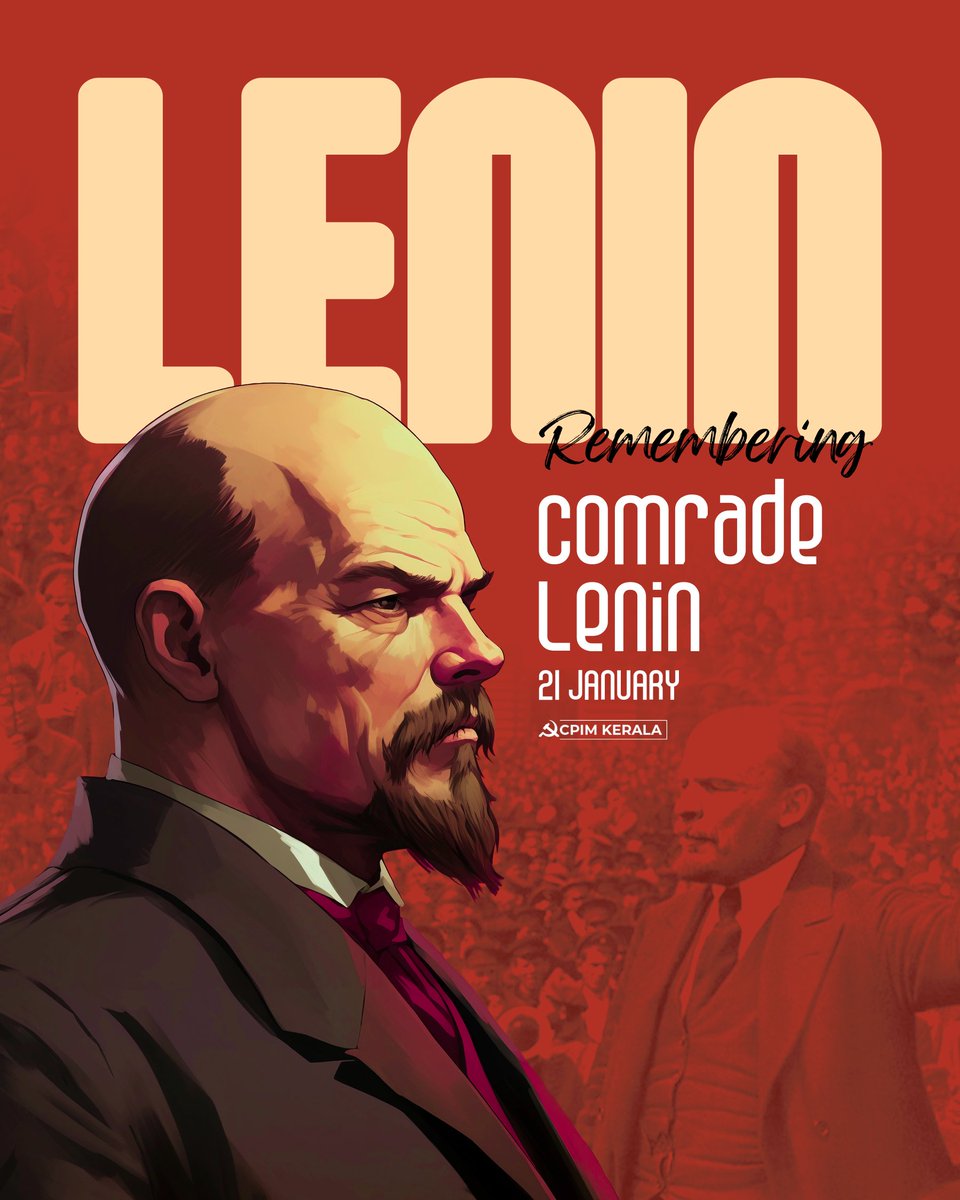 Remembering Comrade Lenin. 
Long Live Socialism!