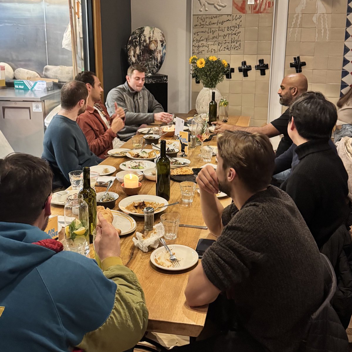 dinner is capped” series, vol. 1. topics of discussion: - why going back  into research is a better idea than teaching undergrads about game theory -  why the most well known crypto