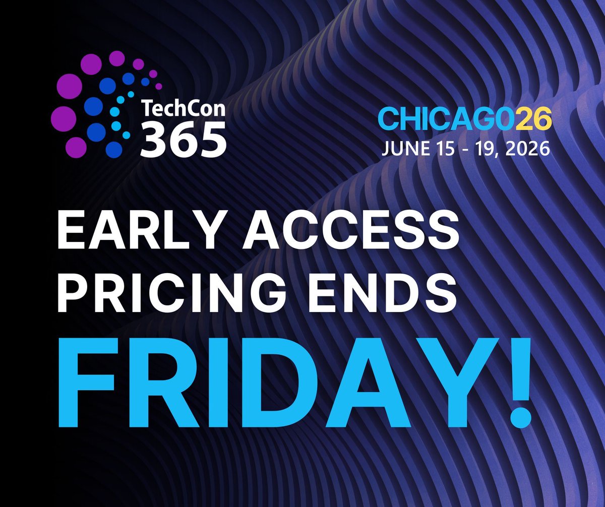 TechCon 365 tweet media