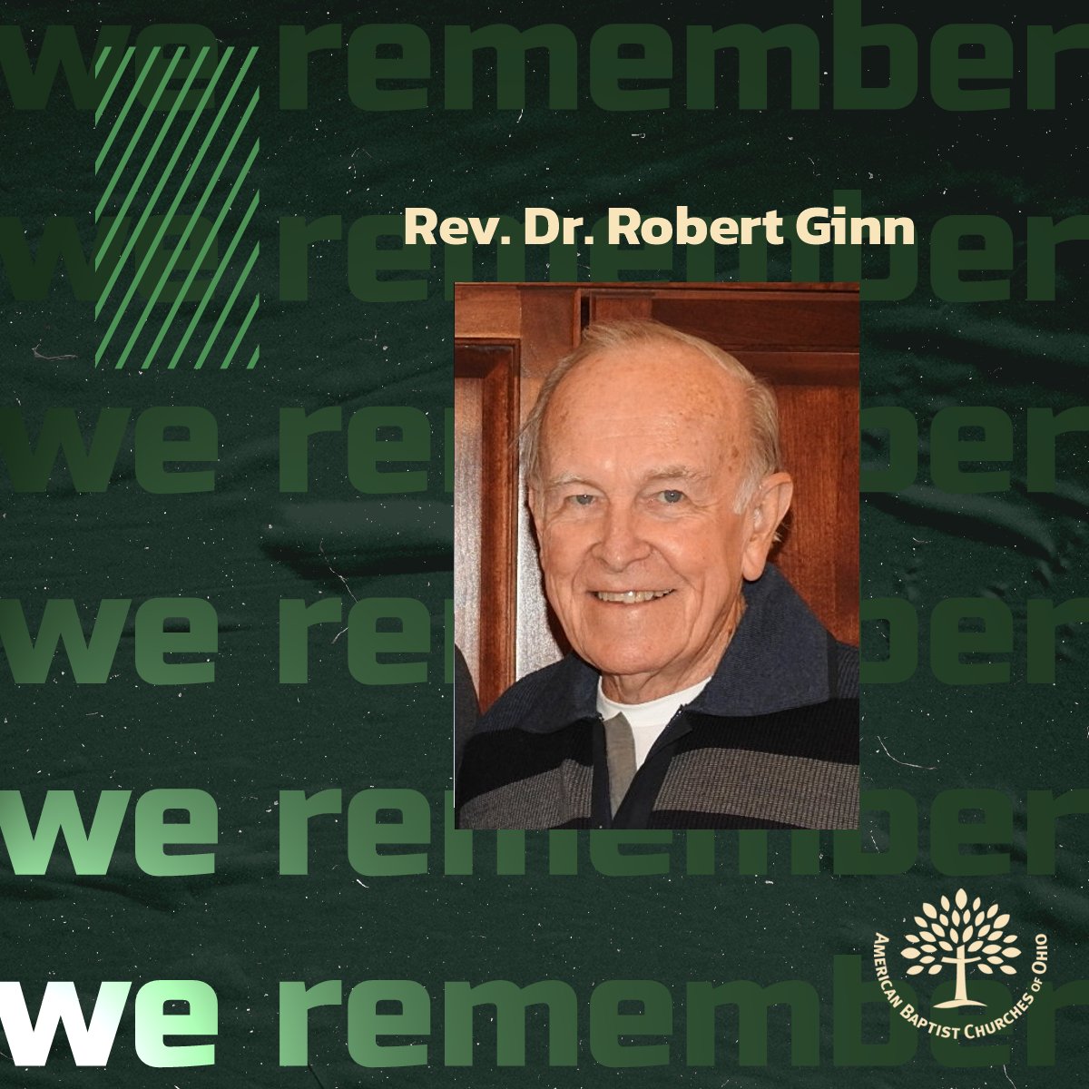 ABCofOhio's tweet image. Rev. Dr. Robert Ginn passed away on January 13, 2026. Dr. Ginn served as the pastor of East Livingston Baptist Church for 10 years and Trinity Baptist Church in Marion for 20 years. Please keep the Ginn family in your prayers. abc-ohio.org/index.php/enga…