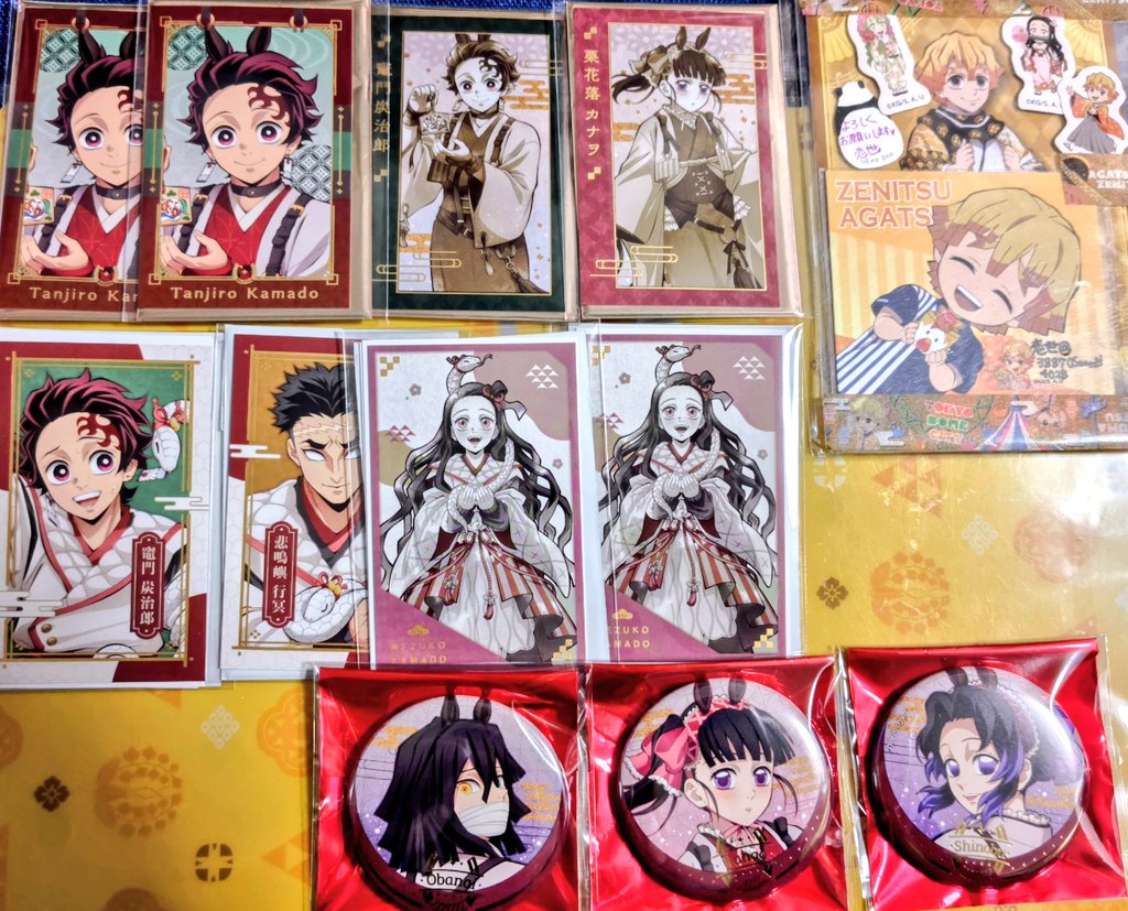 交換 】鬼滅の刃 干支 2026 午年 缶バッジ フォトカード 【譲】 炭治郎