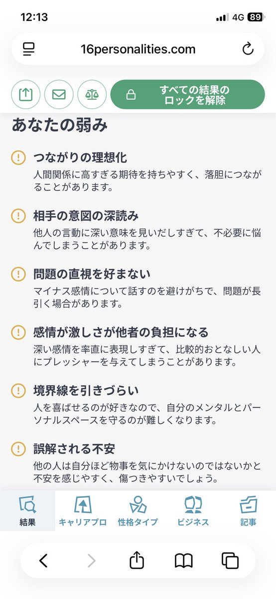 ENFP-Tでした💪
エキサイティン！