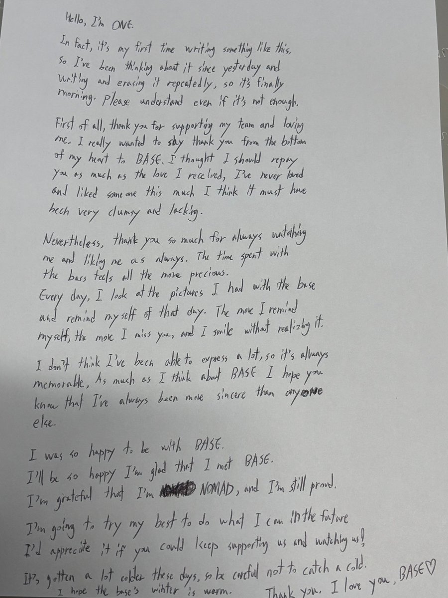 foreverhengyu's tweet photo. jiwon writing in English for I-base OHHHH IM SOBBING 💔💔💔 https://t.co/cQkHXppAm5