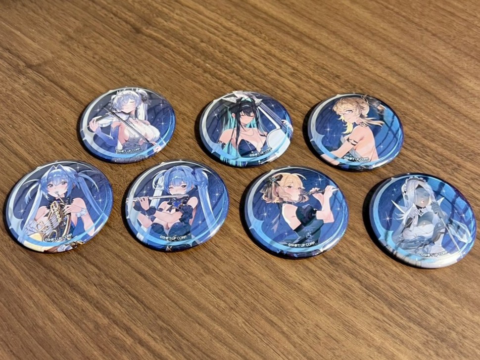 NIKKE オーケストラ オケコン 箔押し 缶バッジ ドロシー 7個 NIKKE オーケストラ オケコン 箔押し 缶バッジ ドロシー 7個 NIKKE