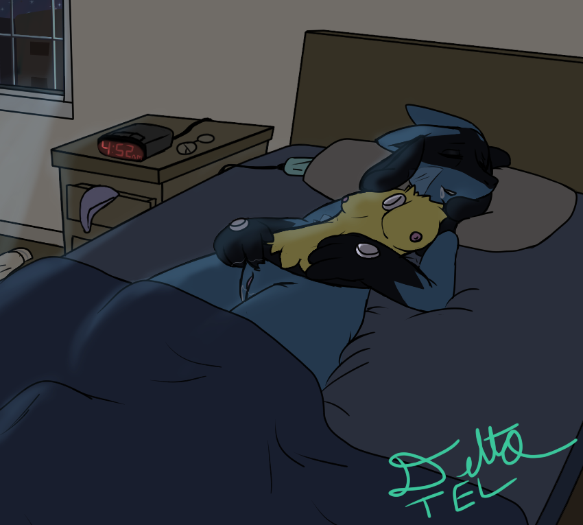 Poor overworked Reiki taking a good nights rest