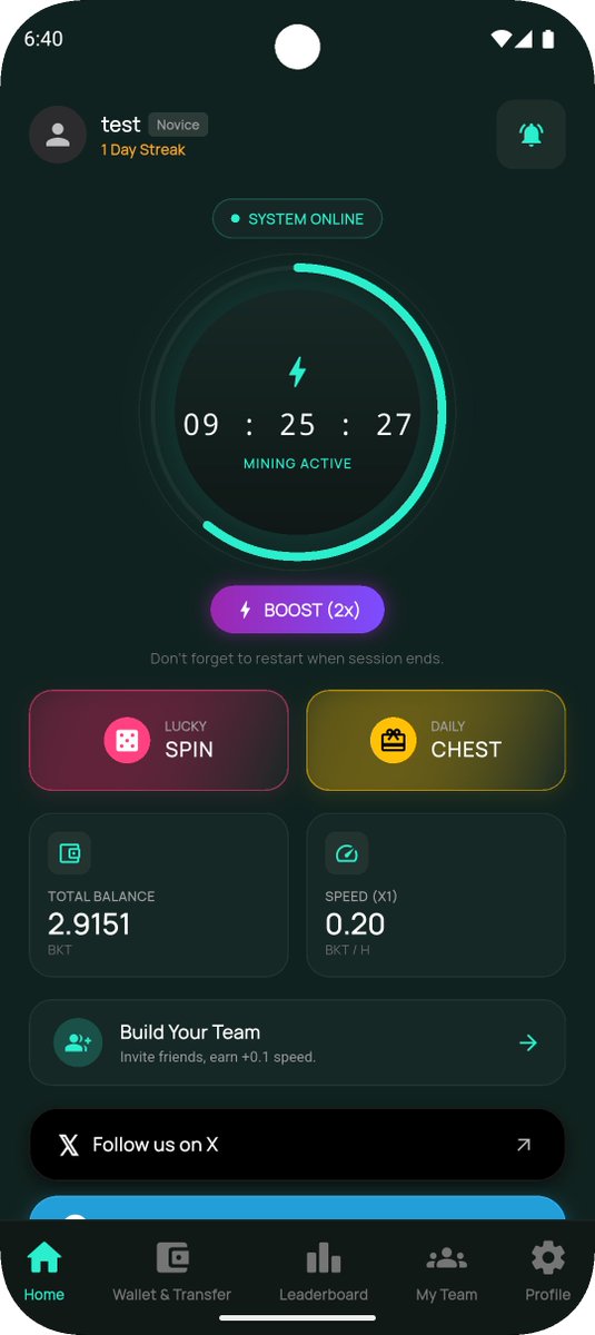bketnetwork's tweet photo. Let’s be honest: Most "mobile mining" apps are just battery killers or ad farms. 📉

With bketnetwork, I built something different on BSC.

No burning your phone's CPU. No fake promises.

Here is the logic behind our "Software Mining" model 👇 #BSC #Crypto #Web3 https://t.co/e9jM9pAmjn