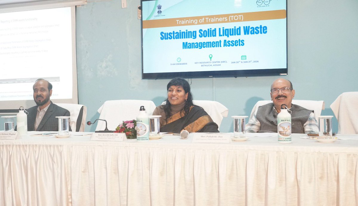 sbmg_assam's tweet image. 1st Batch | State-level Training of Trainers (ToT) – SBM(G)

#swachhbharat #sbmgassam #trainingmotivation #odf #swachhbharatmission #stateleveltraining #capacitybuilding #wasteiswealth