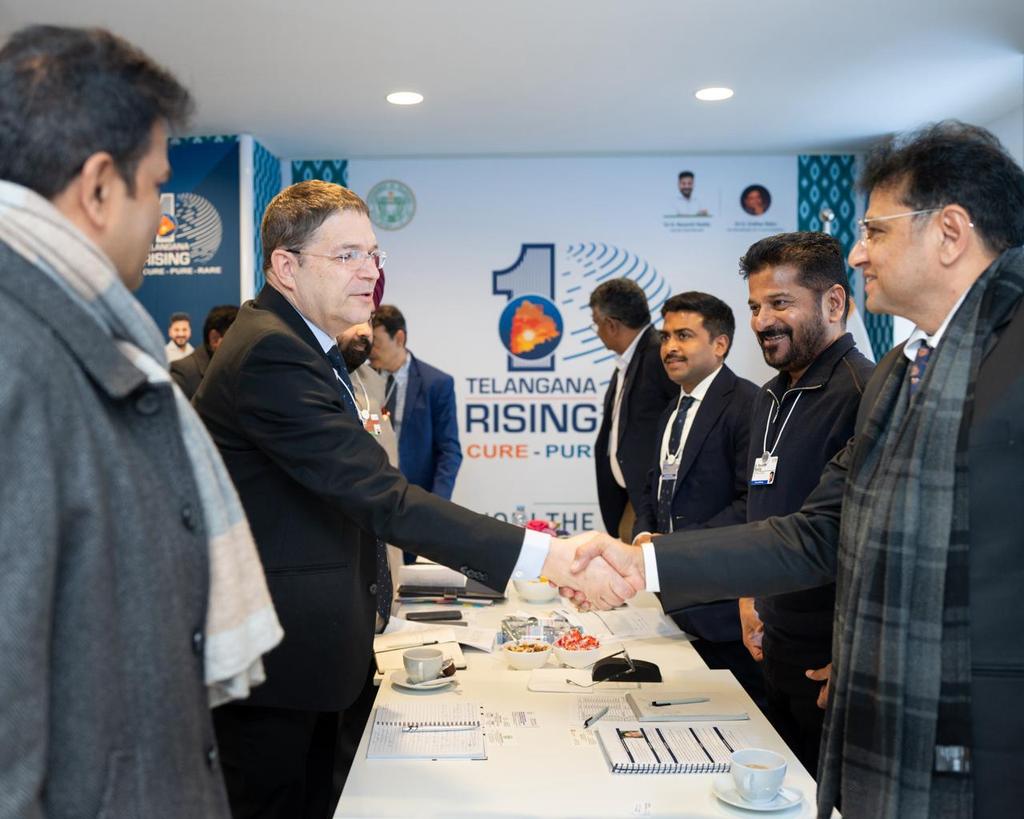 On the first day at the World Economic Forum in Davos, I met