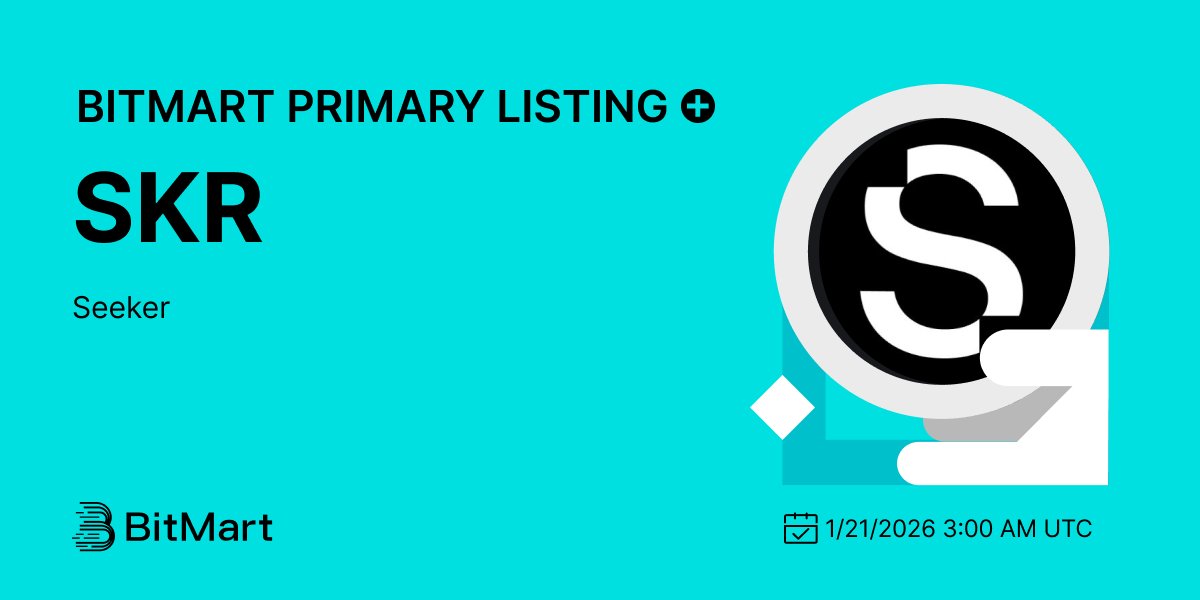 #BitMart announces the primary listing of Seeker (SKR) <a href="/solanamobile/">Seeker | Solana Mobile</a> 🔥

The Solana Mobile platform is growing by decentralizing the economy, incentives, and ownership of the platform itself — everything from device access to distribution and dApp store curation. While Seeker