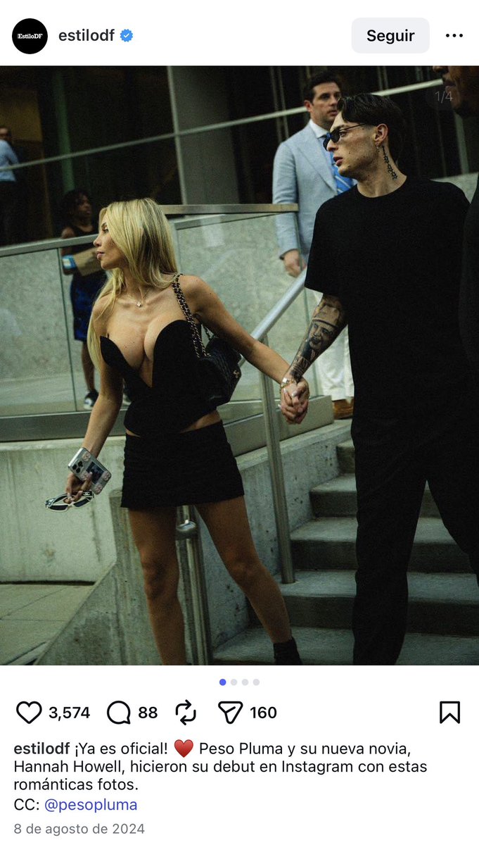 girlyoutube_'s tweet image. Pues no, lamento informarte que Kenia Os no es “la nueva Angela Aguilar”

Peso Pluma y Kenia Os grabaron el video a principios de Julio del 2024, mientras que Peso Pluma y Hanna Howell empezaron a salir a finales de Julio del 2024 y confirmaron su relación a principios de Agosto.