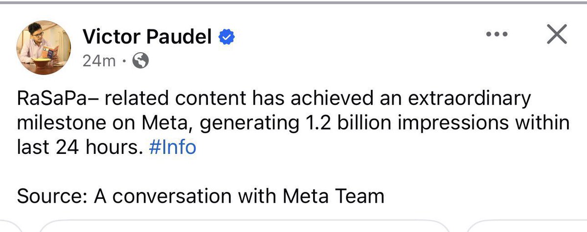 Meta मा एल्गोरिदमिक पक्षपातको इतिहास छ, अनुकूल कथनलाई बढावा दिने र विरोधी आवाजलाई दबाउने (जस्तै २०२० को NYPost प्रकरण र निजी चुनावी फन्डिङ)। अहिले यही प्रवृत्ति नेपालका निर्वाचनमा पनि देखिएको आरोप उठिरहेको छ, जसले प्लेटफर्मको निष्पक्षता र पारदर्शितामाथि गम्भीर प्रश्न खडा गर्छ।