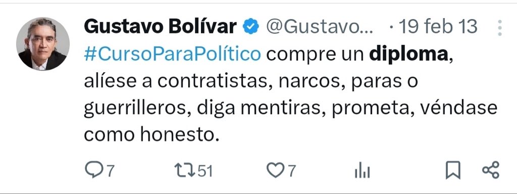 Gustavo Bolívar no solo novelista sino adivino y futurólogo. En 2013 describió a su amigo Gustavo Petro a la perfección.