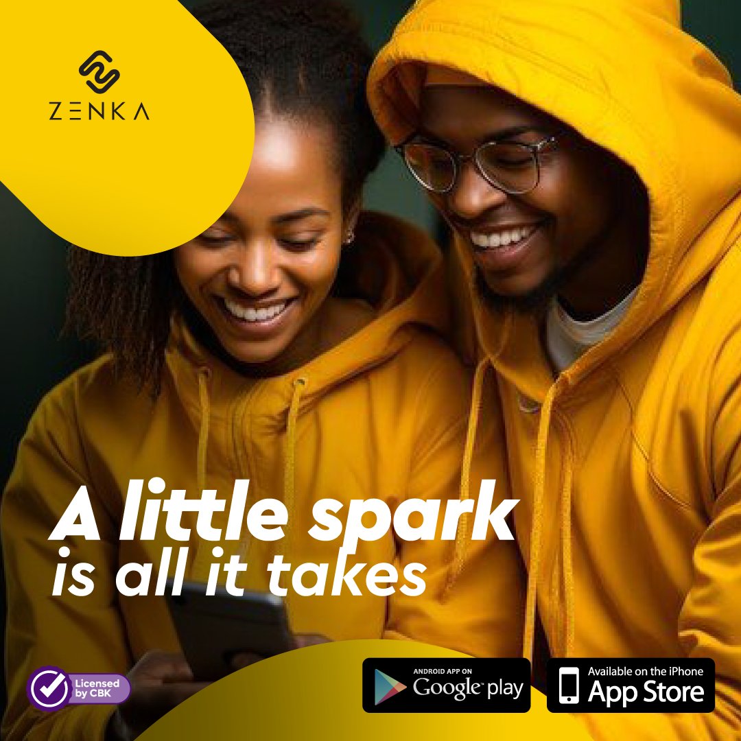 Tunatambua your day to day, ile extra hard work that you put in and we appreciate you all.
Tuko hapa ku-make things easier..a little spark goes a long way..Borrow some today!
#NewBeginnings #sparkle with #ZenkaKe